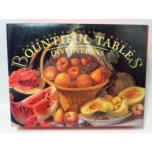 Vintage Museum Invitations 4 Gorgeous Prints 22 Card + Envelopes in Box 1992